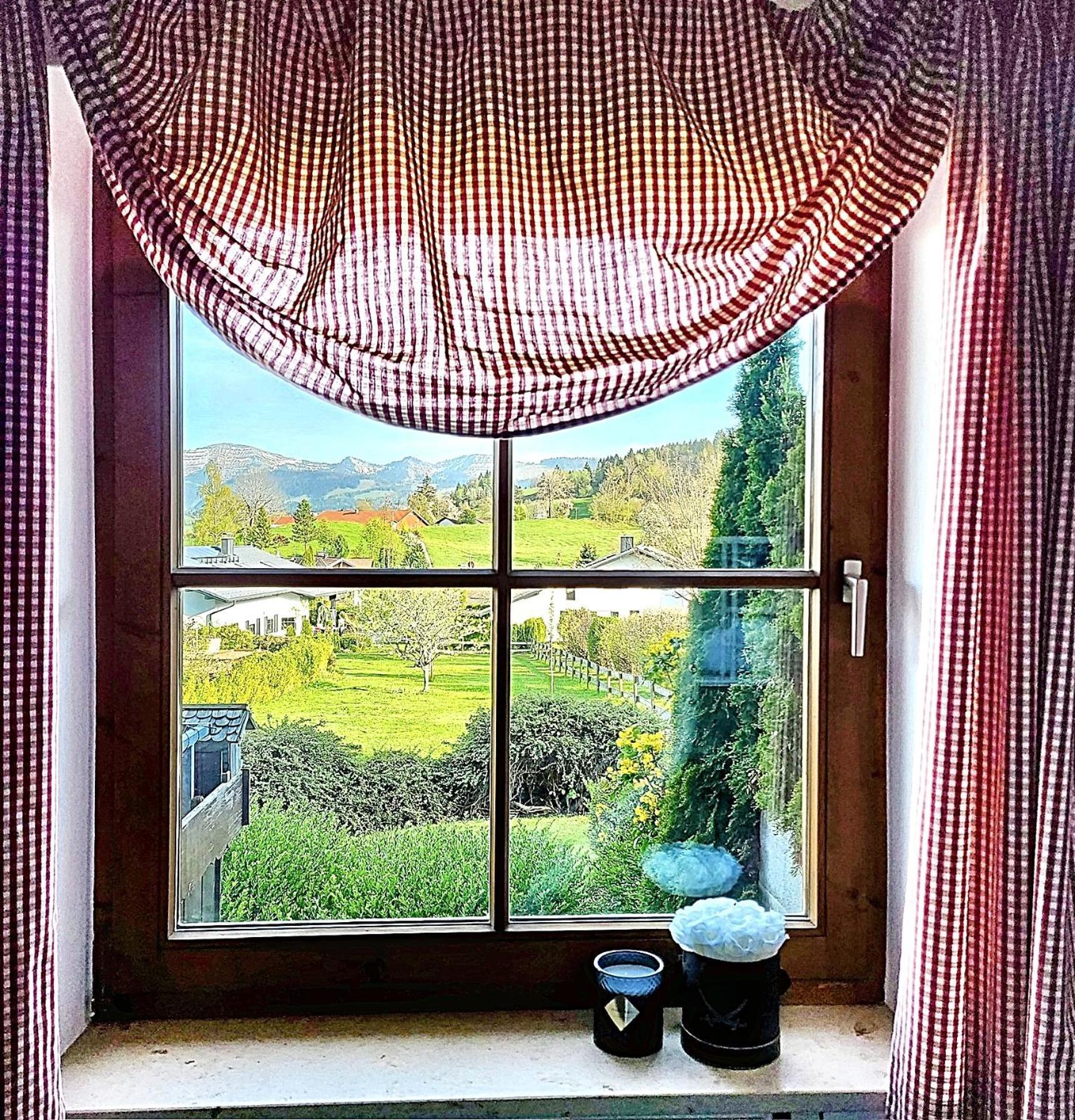 Lindners Hideaways - Bergnest Lodge - Bergblick Fewo 6 Pers Balkon Garten Hund Ski Unterkunft Luftkurort Oberreute Naehe Buchenegger Wasserfaelle Eistobel Bodensee Exterior foto